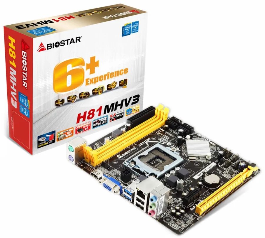 Материнская плата Biostar H81MHV3