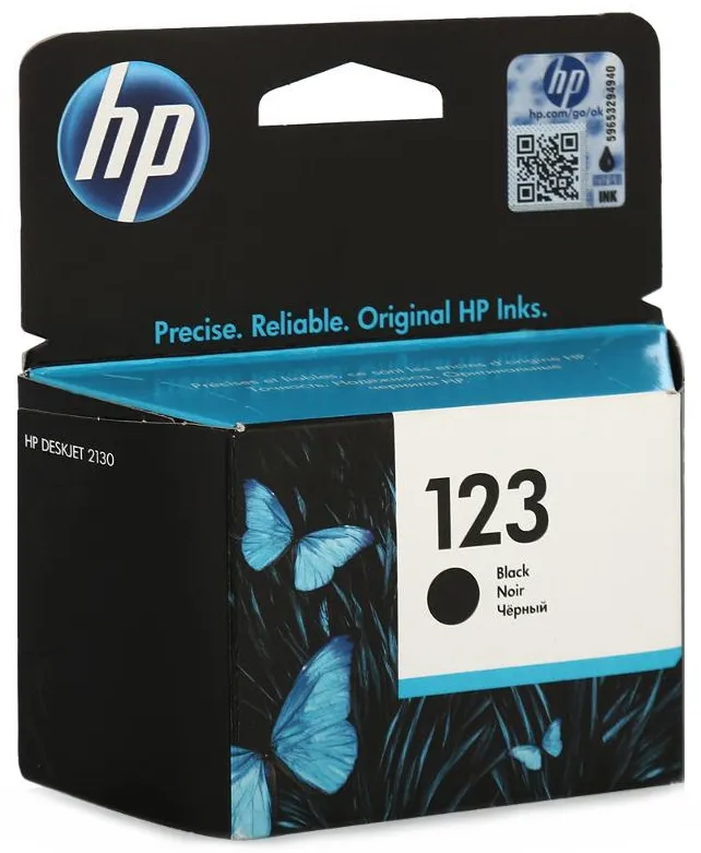 Картридж HP Europe F6V17AE №123 черный