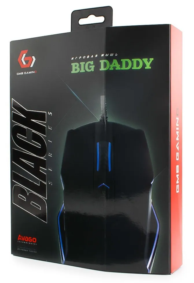Компьютерная мышь Gembird MG-740 big daddy black