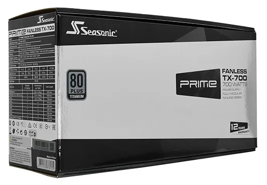 Блок питания 700W Seasonic Prime Fanless TX-700 SSR-700TL