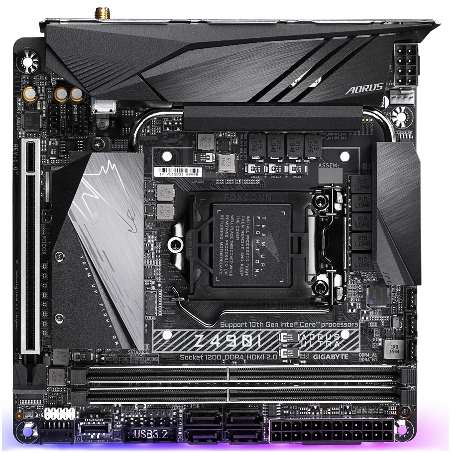 Материнская плата Gigabyte Z490I AORUS ULTRA