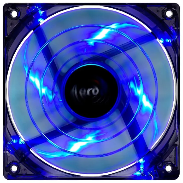 Кулер для кейса AeroCool SHARK fan Blue Edition (14см)