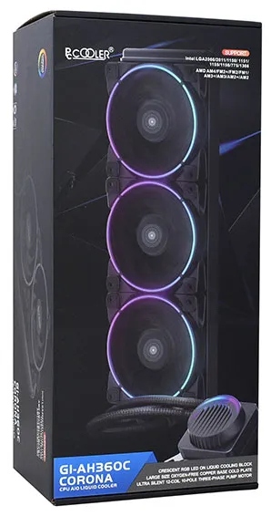 Водяное охлаждение PCCooler AH360C CORONA FRGB
