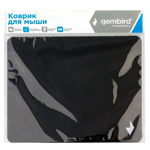 Коврик для компьютерной мыши Gembird MP-BLACK-S
