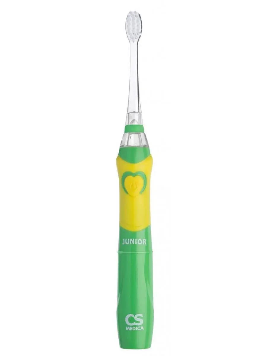 Электрическая звуковая зубная щётка CS Medica CS-562 Junior (зеленая)