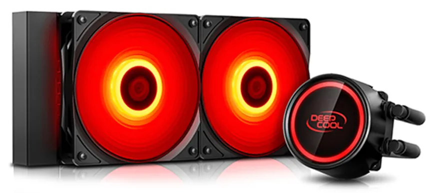 Водяное охлаждение Deepcool GAMMAXX L240T RED DP-H12RF-GL240TR