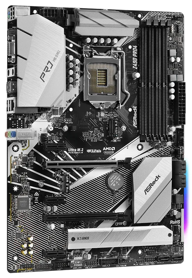 Материнская плата ASRock Z490 PRO4