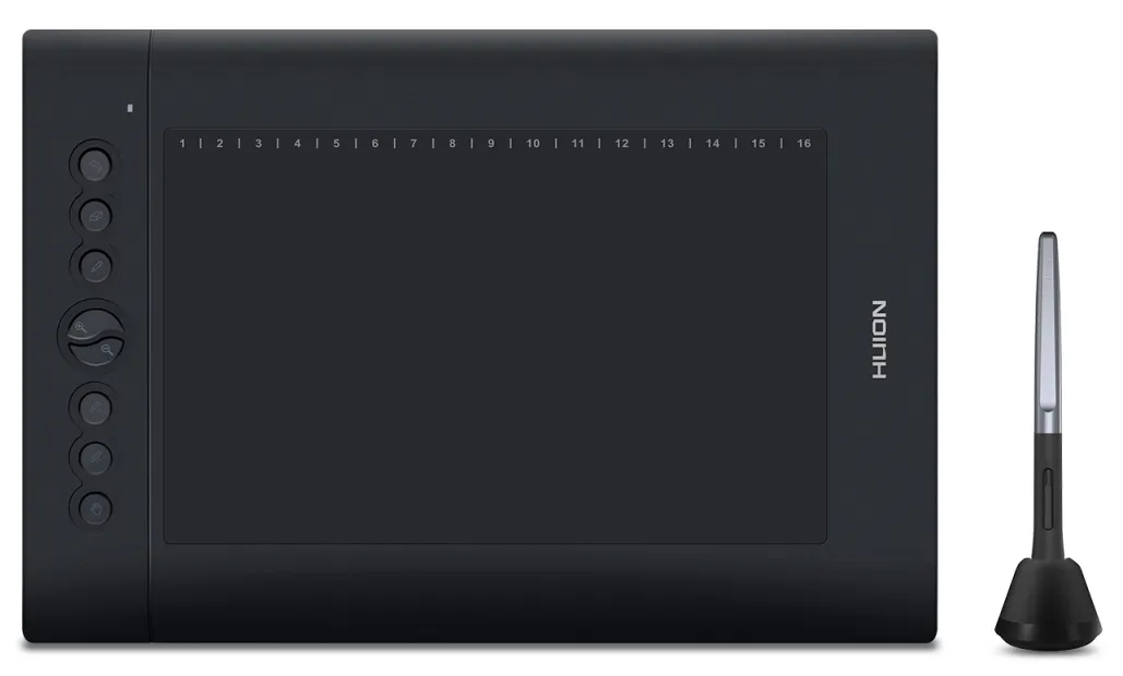 Графический планшет Huion H610Pro V2 + перчатка