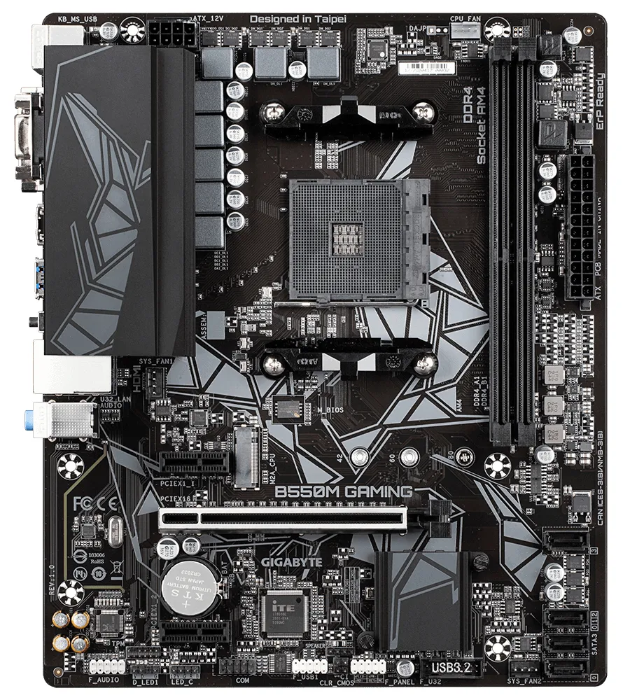 Материнская плата GIGABYTE B550M GAMING