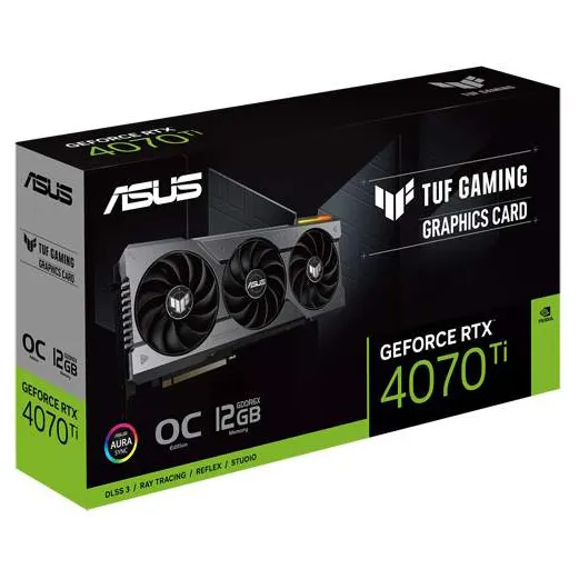 Видеокарта 12 GB Asus RTX 4070Ti OC TUF-RTX4070TI-O12G-GAMING