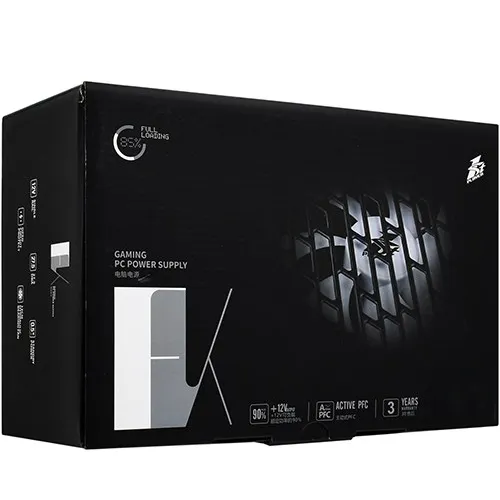 Power supply ATX 1st Player FK (PS-750FK), 750W, Active PFC, 80+, box