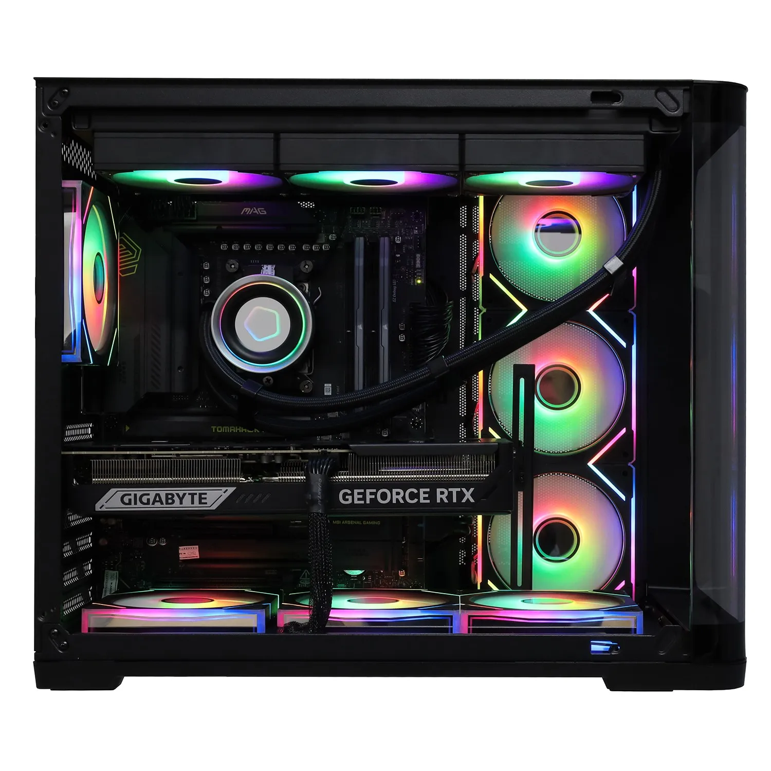 Ryzen 7 9700X-3.8GHz/B850/RAM 32GB/SSD 1TB (M.2)/RTX 5070 Ti-16GB/no DVD/850W/