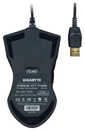 Лазерная мышь Gigabyte OM FORCE M7 THOR