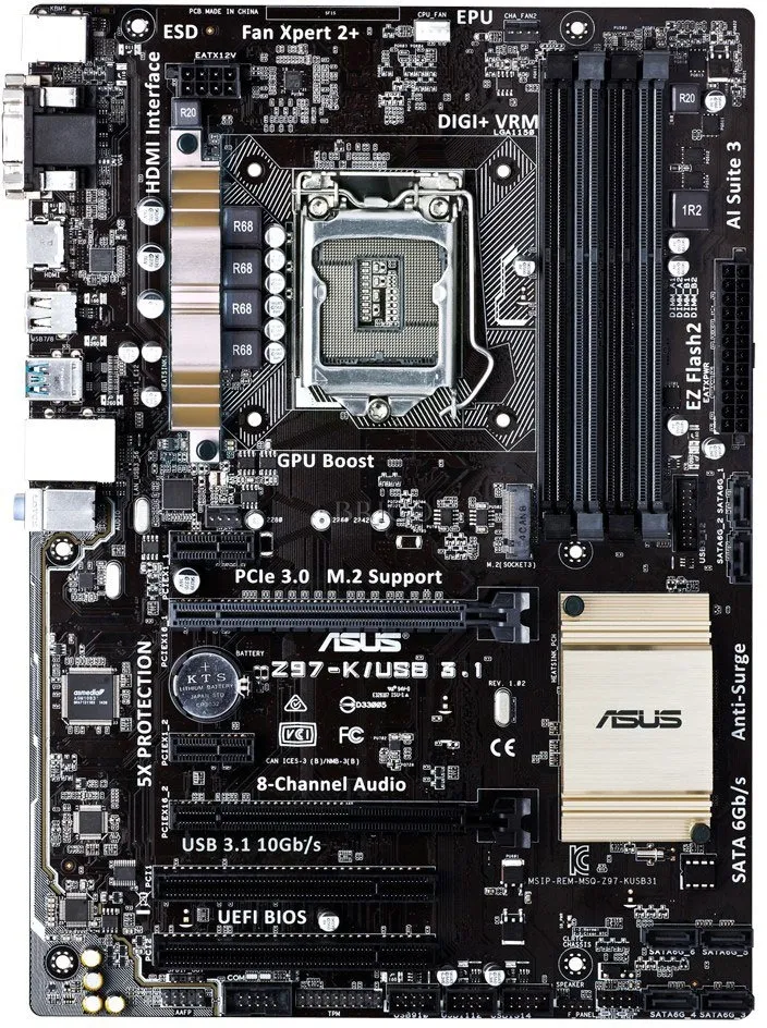 Материнская плата Asus Z97-K/USB3.1