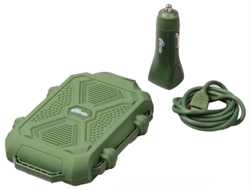 Внешний аккумулятор Ritmix RM-3499DC 10000 mAh Green
