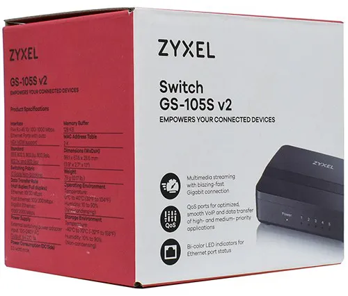 Коммутатор Zyxel GS-105SV2