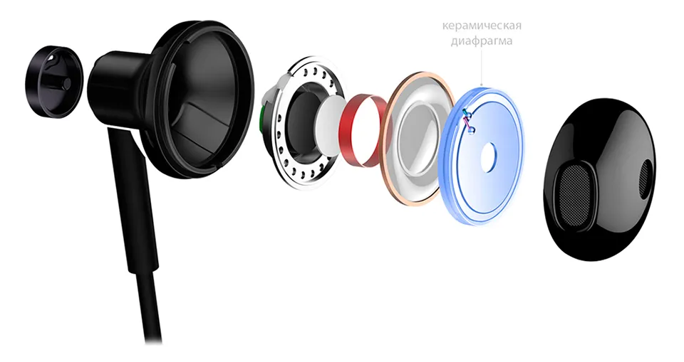 Гарнитура Xiaomi Mi Dual Driver Earphones ZBW4407TY Черный