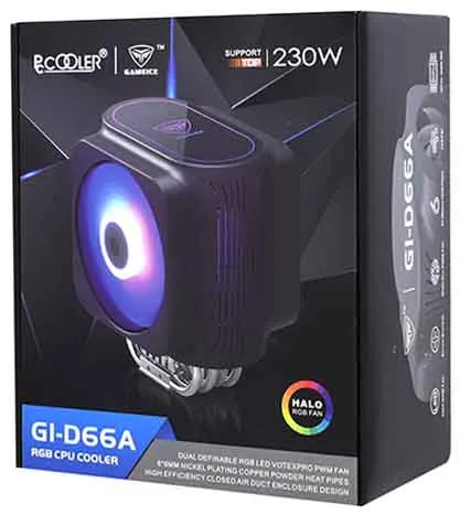 Кулер для CPU PCCooler GI-D66A HALO RGB