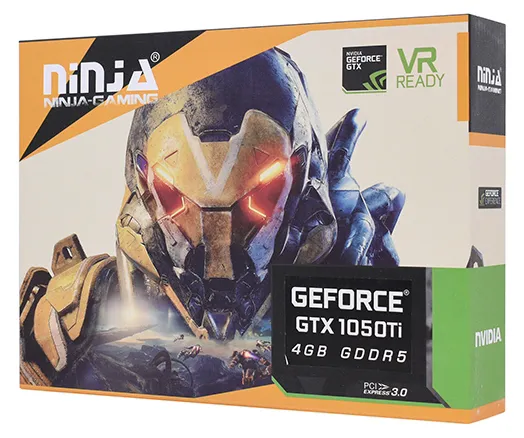 Видеокарта 4 GB Sinotex Ninja GTX 1050Ti NH105TI45F