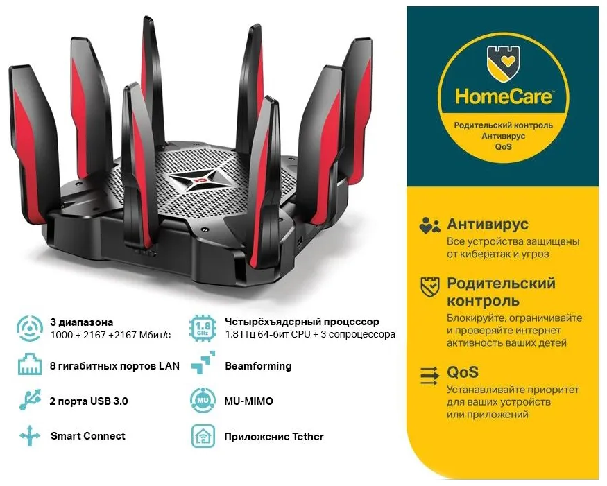Маршрутизатор Tp-Link Archer C5400X