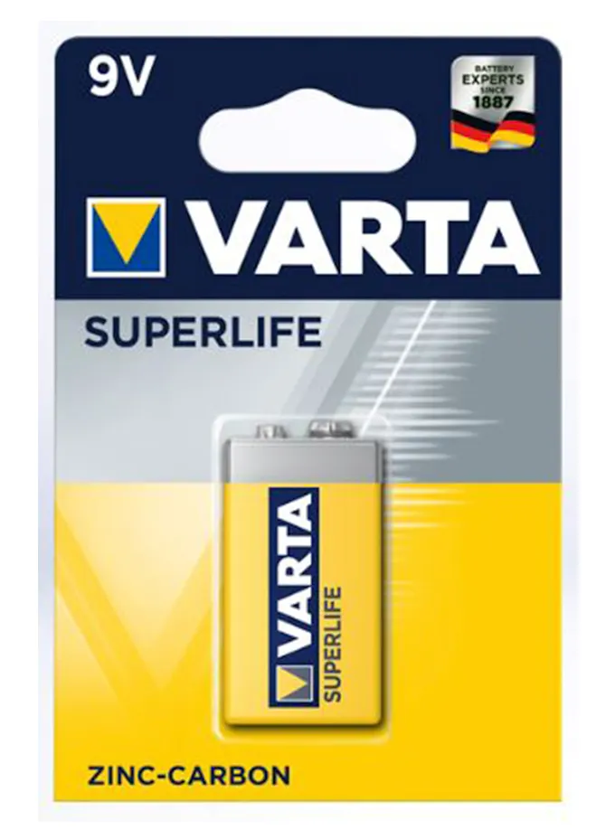 Батарейка VARTA 6F22P Superlife