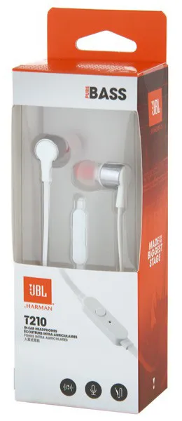 Гарнитура JBL T210 Серый JBLT210GRY