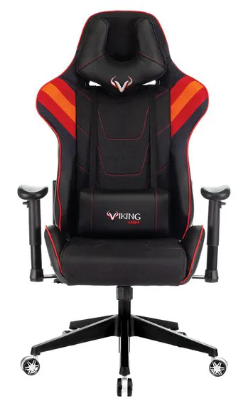 Игровое компьютерное кресло Zombie VIKING 4 AERO черный/красный