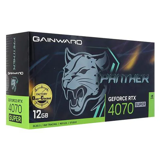 Видеокарта 12 GB Gainward RTX 4070 SUPER PANTHER OC NED407ST19K9-1043Z