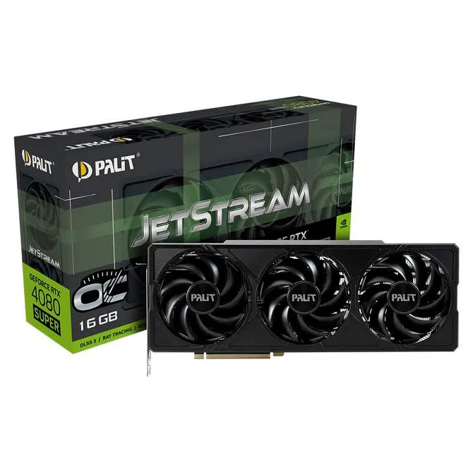 Видеокарта 16GB PALIT RTX4080 SUPER JETSTREAM OC NED408SS19T2-1032J