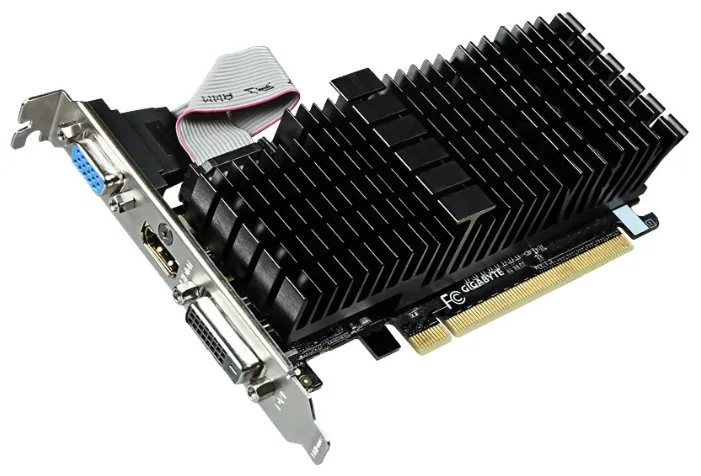 Видеокарта Gigabyte PCI-E NV GV-N710SL-2GL GeForce GT 710 PCI-E 2048Мb