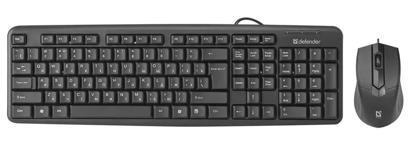 Клавиатура + мышка беспроводные Defender Dacota C270 black