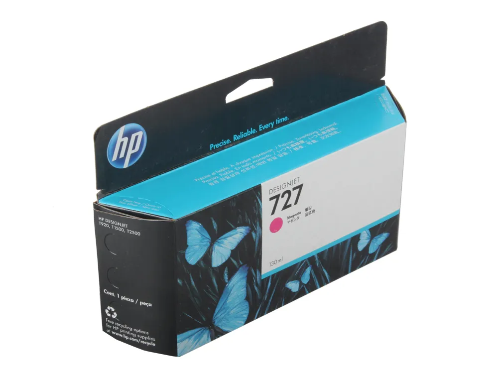 Картридж HP B3P20A Magenta №727
