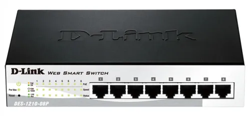 Коммутатор D-Link DES-1210-08P/C2A
