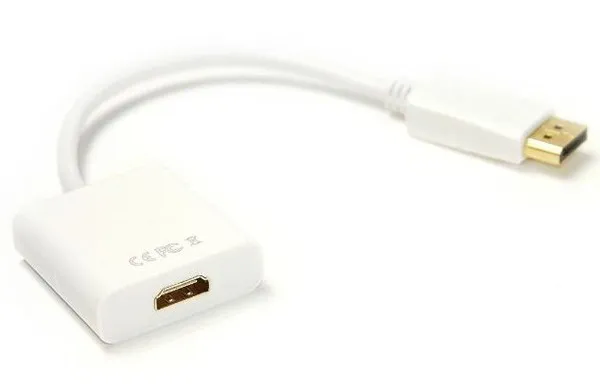 Видeo кабель PowerPlant DisplayPort - HDMI 0.15m KD00AS1277
