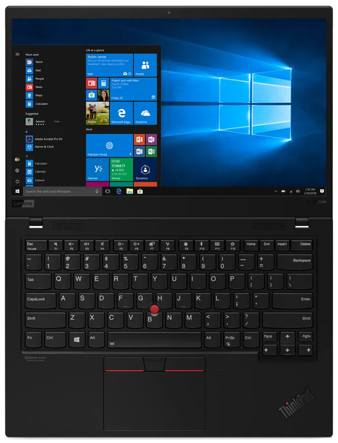 Ноутбук Lenovo X1 Carbon (7-th gen) 20QD0030RT