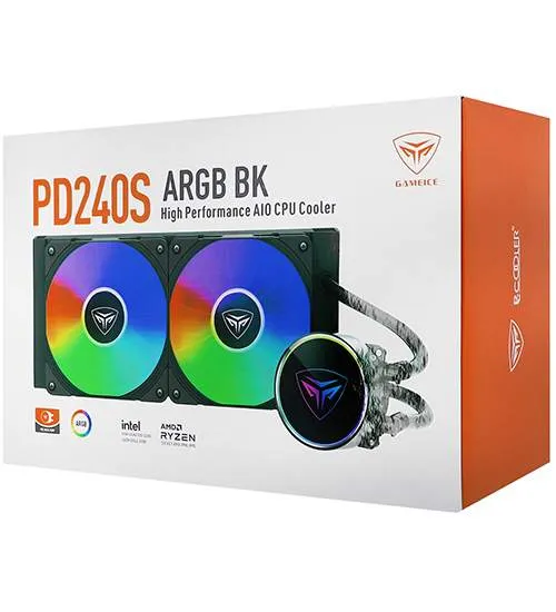 Водяное охлаждение PCCooler PD240S ARGB BK