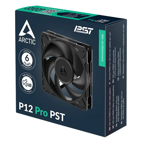Вентилятор для корпуса ARCTIC P12 Pro PST Black ACFAN00306A