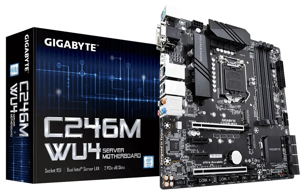 Материнская плата Gigabyte C246M-WU4