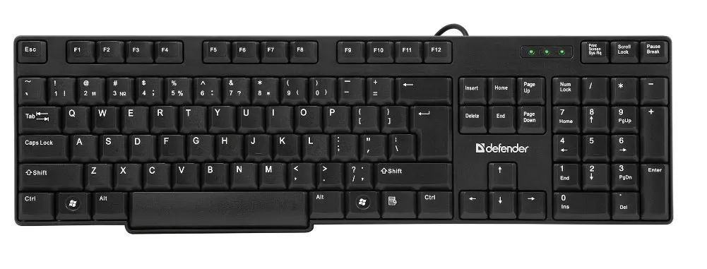 Клавиатура проводная Defender ACCENT SB-930