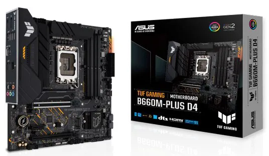 Материнская плата ASUS TUF GAMING B660M-PLUS D4