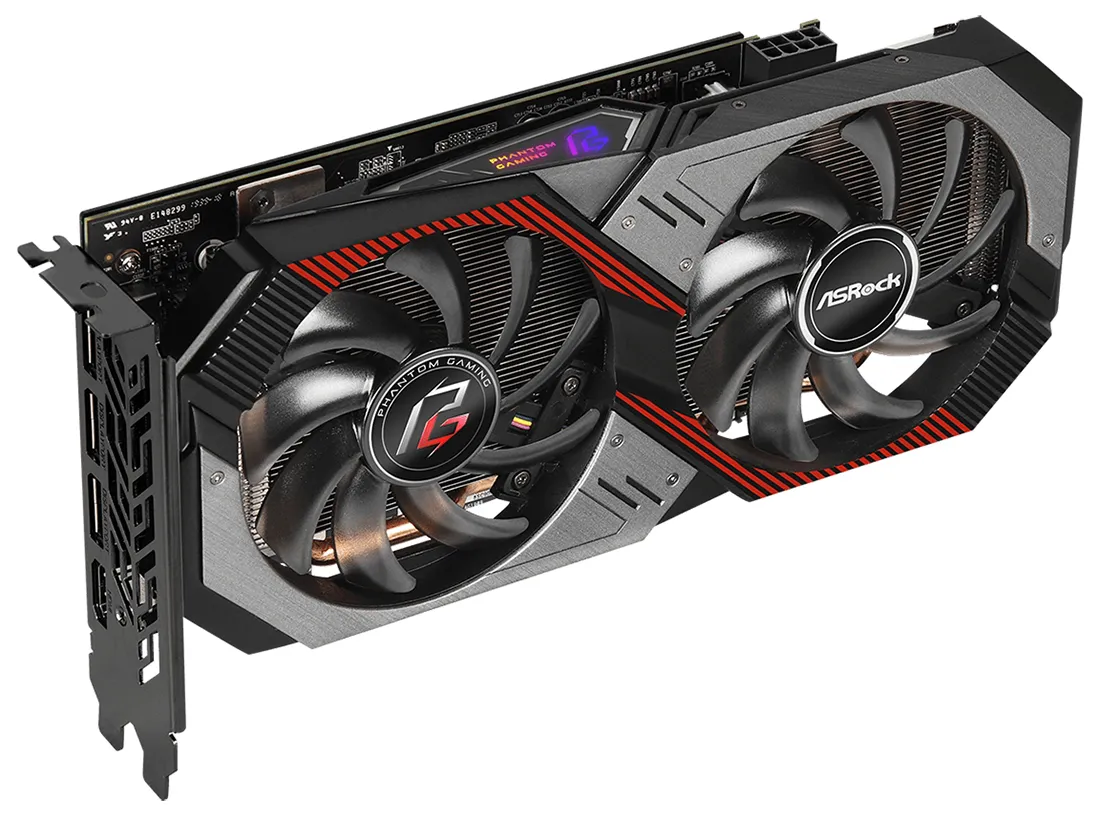 Видеокарта ASRock Radeon RX 5500 XT Phantom Gaming D 8G OC