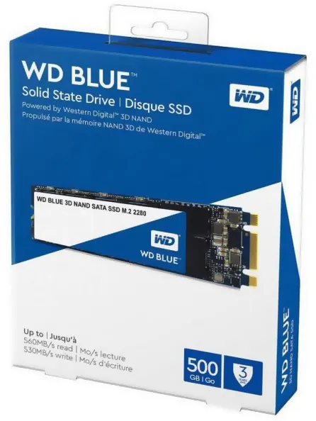 SSD накопитель 500 GB WD Blue WDS500G2B0B