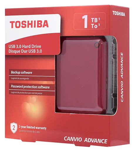 Внешний жесткий диск 1 TB Toshiba Canvio Advance HDTC910ER3AA