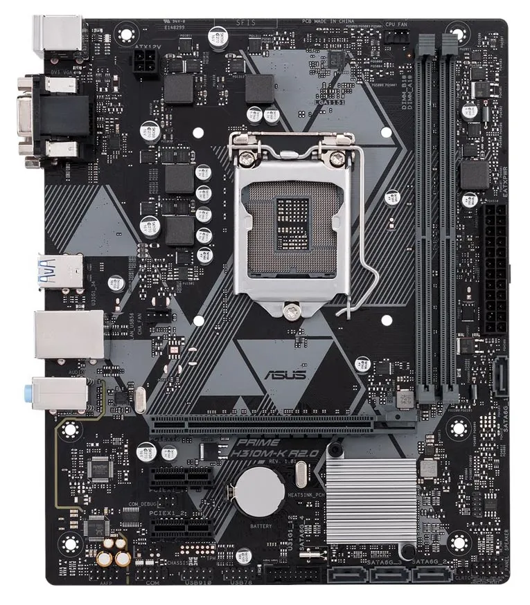 Материнская плата Asus PRIME H310M-K R2.0