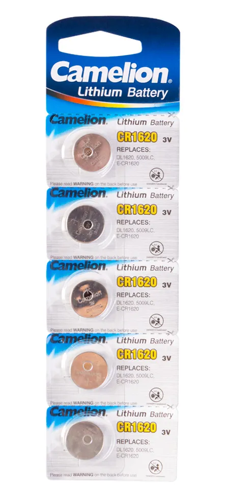 Батарейка CAMELION CR1620-BP5