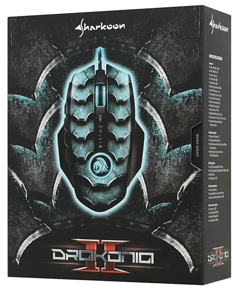 Мышь Sharkoon Drakonia ll green