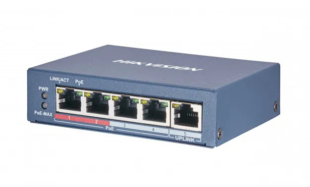 PoE-коммутатор Hikvision DS-3E0105P-E(B)