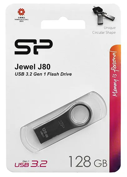 USB флешка 128GB Silicon Power Jewel J80 SP128GBUF3J80V1T silver