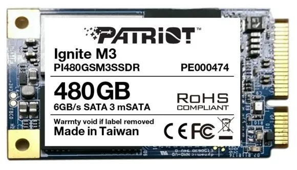 SSD накопитель 480 GB Patriot Ignite M3 PI480GSM3SSDR