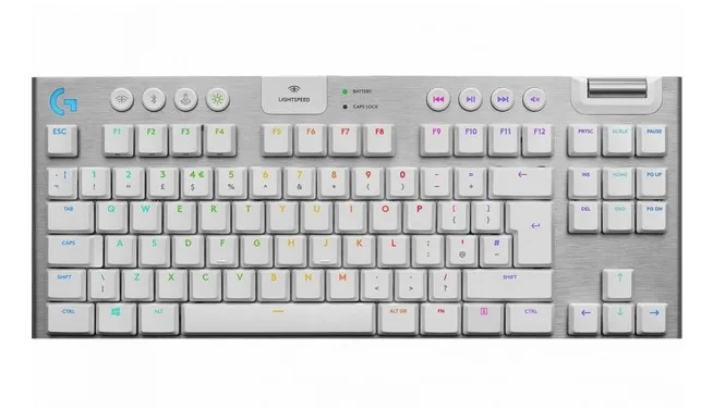 Клавиатура Logitech G915 TKL GL Clicky Switch white 920-010117